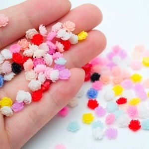 3D resin nail flower bundle | wholesale